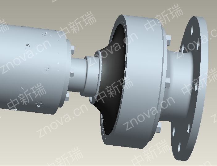 高弹性联轴器 CAD 模型